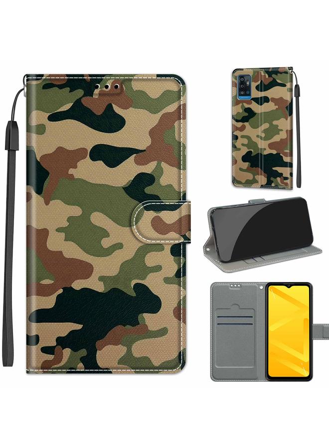 The Bros Voltage Coloured Drawing Magnetic Clasp Horizontal Flip PU Leather Case with Holder & Card Slots For ZTE Blade A71