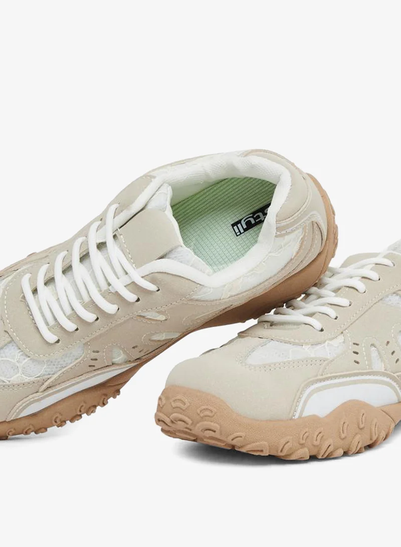 Styli Active  Lace Insert Spike Sole Sneakers for Women | Best Price UAE