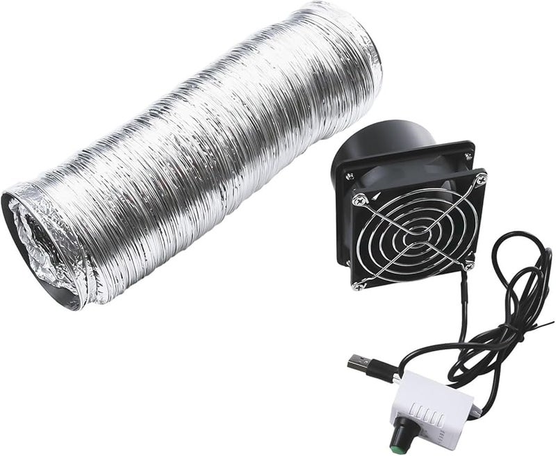 Portable Welding Fume Extractor USB Adjustable Speed Smoke Absorber Fan With 6m Pipe - Image 5