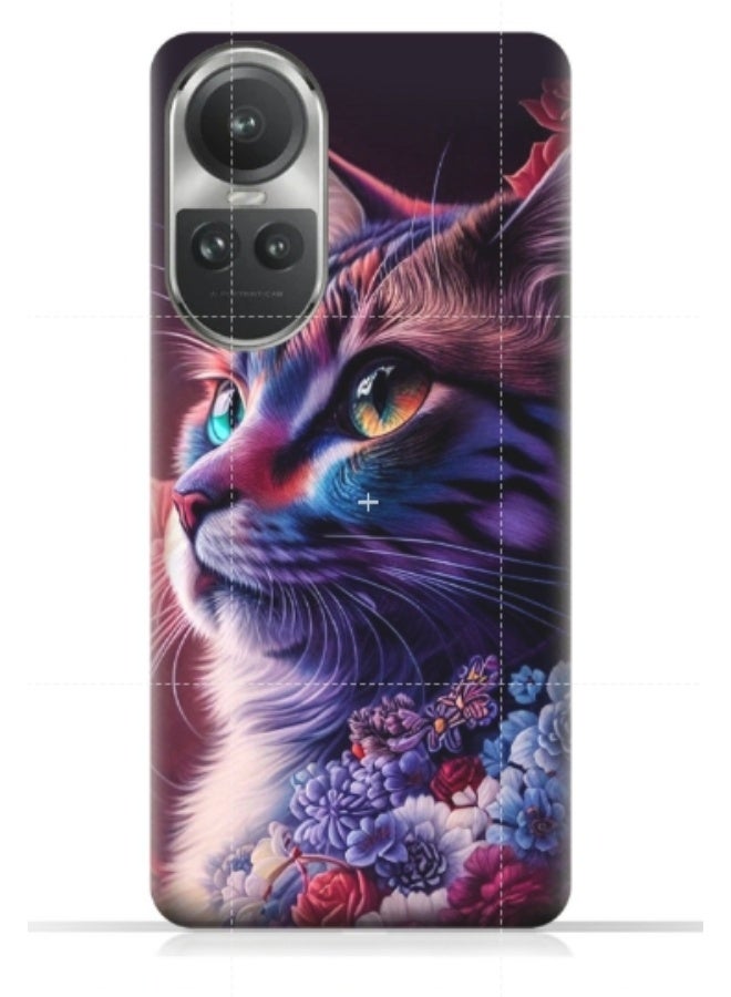 إيه إم سي ديزاين غطاء حماية بطبعة هاتف اوبو رينو 10 برو (5G)