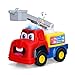  FS FS Interactive Talking Fire Truck Toy Bump Go Toddler Toy for 18 Months13 Years Realistic SirensLights Adjustable Volume Extendable Ladder - Image 2