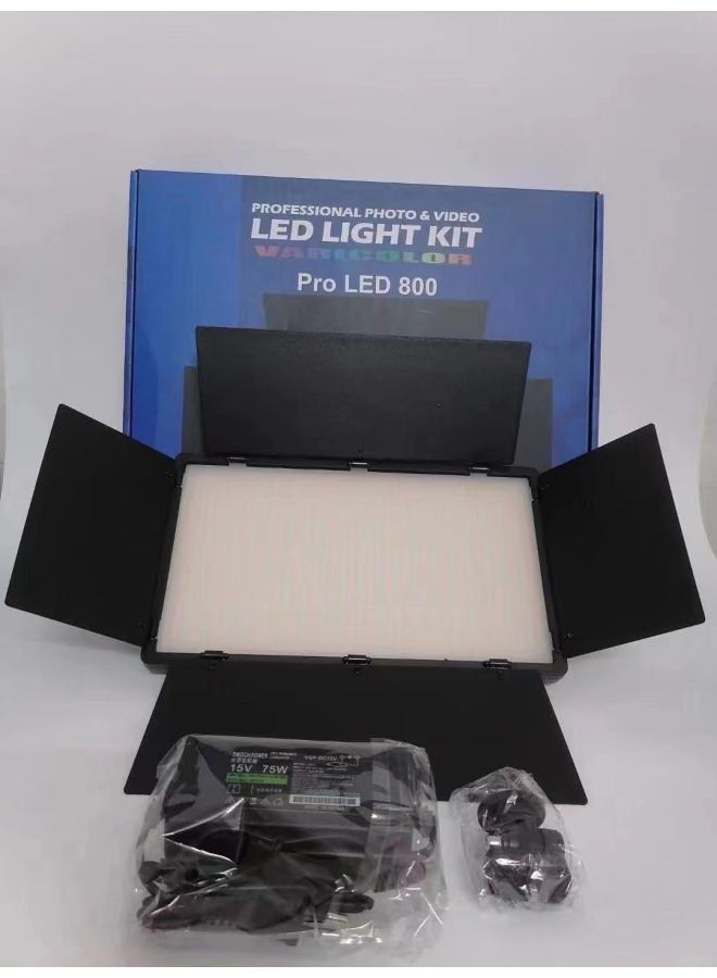 general LED800 Camera Fill Light RGB Color Live Light U600 Beauty Wedding Shooting Outdoor Flat Lighting Light-Color Of Light Source:E800 High Configuration 【three Color Temperatures】 - Image 1