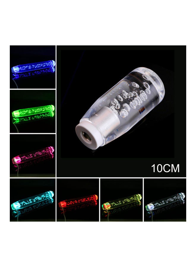 LED Light RGB Shift Knob Stick Crystal Transparent Bubble Gear - Image 5