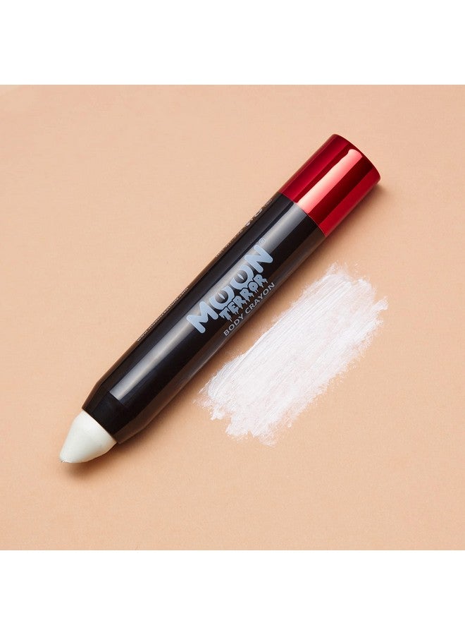 Moon Terror Halloween Face Paint Stick Body Crayon by Moon Terror, SFX Make up - Wicked White - Special Effects Make up - 0.12oz - Image 2