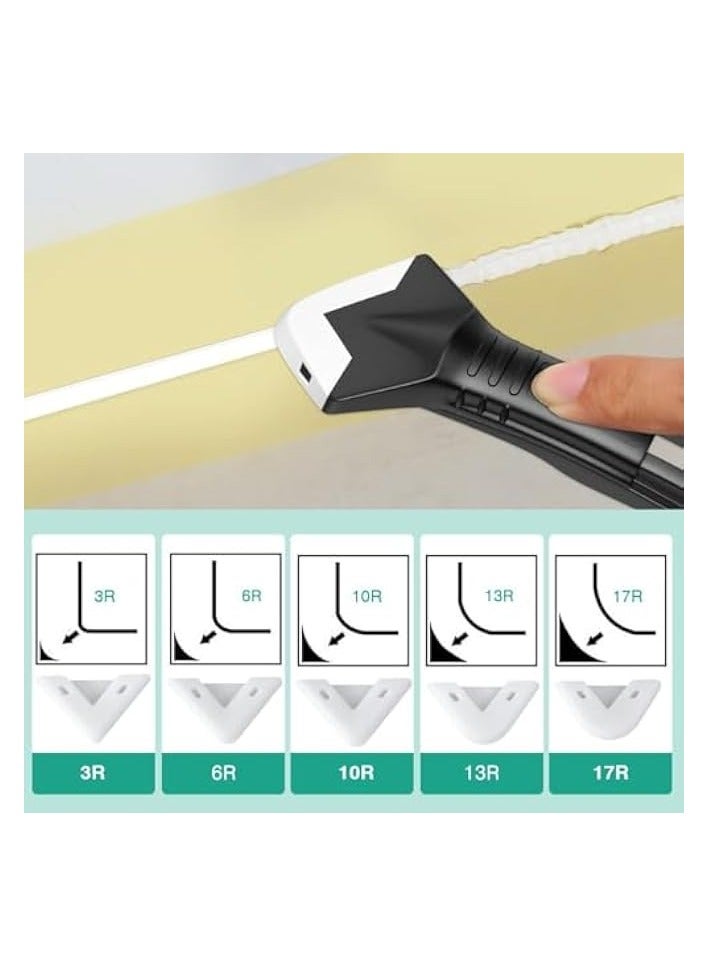 بروماس أدوات السد السيليكون 9 في 1 مع أداة تشطيب مانع التسرب ومكشطة الجص و5 وسادات سيليكون - Image 5