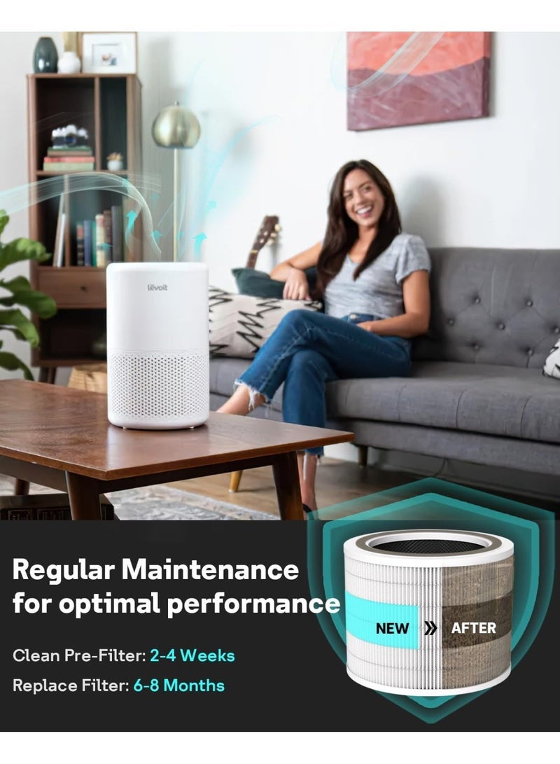 M.A&F's Core 200S Replacement Filter for LEVOIT Core 200S Smart WiFi Air Purifier, 3-in-1 H13 Ture HEPA Filters Activated Carbon Pre-Filter, Replace Part Core 200S-RF, - Image 3