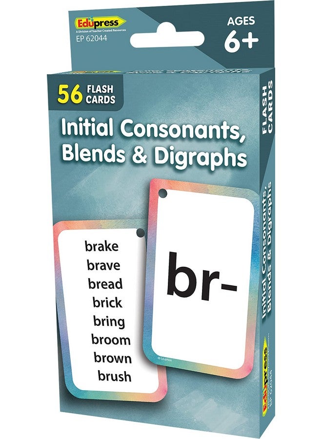Teacher Created Resources Initial Consonants, Blends & Digraphs Flash Cards (EP62044) 3-1/8" x 5-1/8" - Image 5