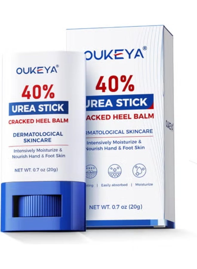 OUKEYA Urea Foot Cream Stick 40 Percent for Cracked Heels and Dry Skin