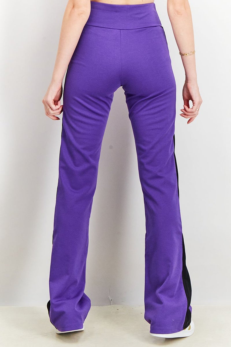 PUMA Women Sportswear Fit Dua Lipa T7 Pants, Purple - Image 4