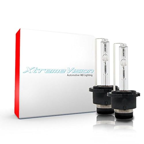 XTREME VISION XtremeVision HID Xenon Replacement Bulbs - D4S / D4R / D4C - 5000K Bright White (1 Pair) - Image 1