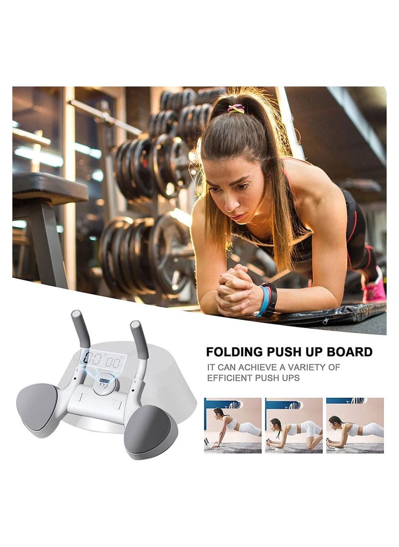Multifunctional Plank Trainer Push Up Stand Plank Support Device For Home Office Fitness Equipment Dynamic Core Training Anti Slip Intelligent Timing