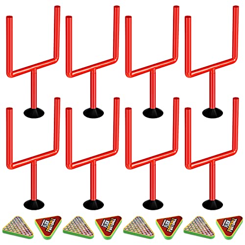 Chuangdi 16 Pcs Flick Football Games Mini Table Top Sports Games with Posts and Plastic Footballs Indoor Football Party Favors Birthday Gifts - Image 1