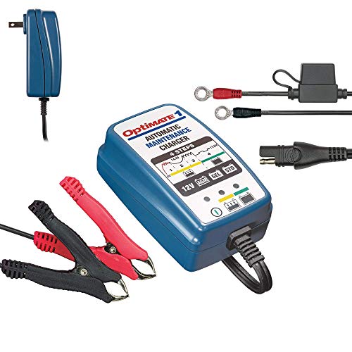 TECMATE Optimate 1 Global, TM-401, 4-Step 12V 0.6A Battery Charger-maintainer - Image 1