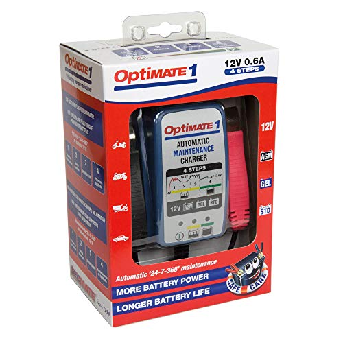 TECMATE Optimate 1 Global, TM-401, 4-Step 12V 0.6A Battery Charger-maintainer - Image 4