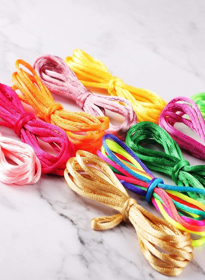 Poen 10 Pieces Cats Cradle String Finger Game String Cats Cradle Game Book Toy Supplies, 65 Inch Long, 10 Colors - Image 4