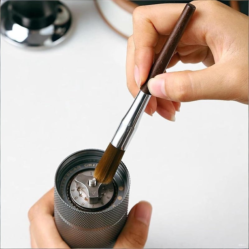 Kitnish Coffee Brush,2pcs Espresso Brush+Coffee Scoop,Coffee Cleaning Brush,Coffee Grinder Brush Coffee Filter Cleaning Brush,Suitable for Espresso Machine With Grinder for Home,Espresso Machine Cleaning Set - Image 5