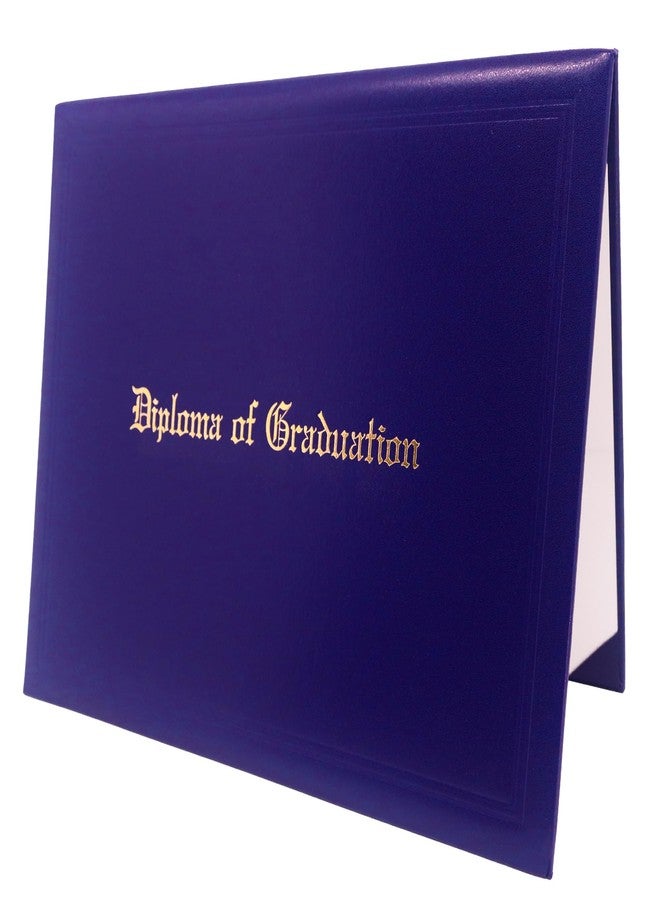 GraduationMall 11"x14" Imprinted Padded Diploma Cover Certificate Holder Purple - Image 1