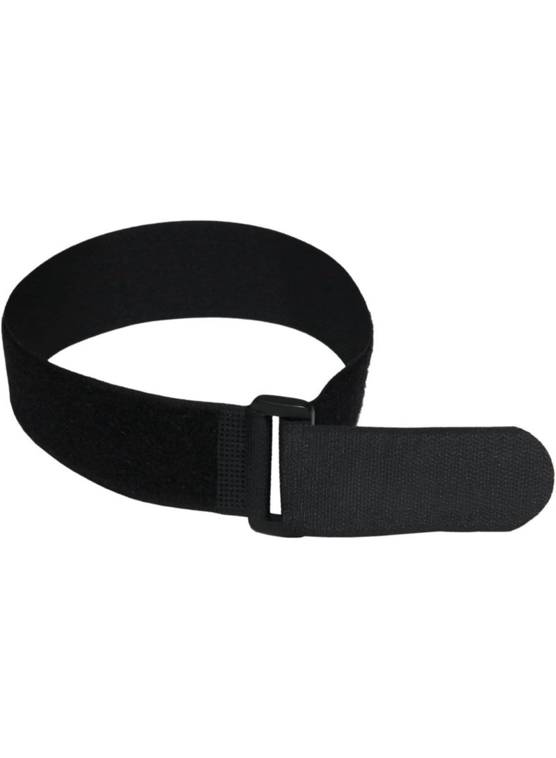 Generic 6 pcs Reusable Cinch Straps, Multipurpose Strong Gripping, Quality Hook and Loop Securing Straps (Black) (Size : 1.5M)  - Image 3