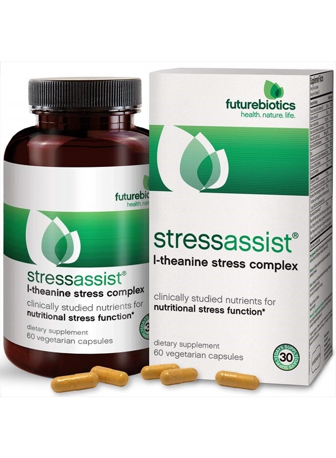 Futurebiotics StressAssist 60 Vegetarian Capsules  - Image 1