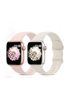Sport Bands Compatible with Apple Watch Band  38mm4 0mm 41mm,Soft Silicone Waterproof Strap Wristbands Compatible with iWatch Apple Watch Series Ultra 8 7 6 5 4 3 2 1 SE Women Men