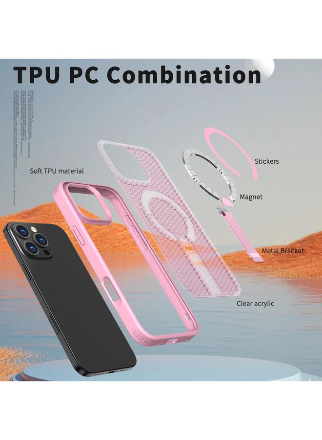 زبون حافظة لهاتف iPhone 13 Pro Max / 12 Pro Max Honeycomb Cooling MagSafe Holder - Image 5