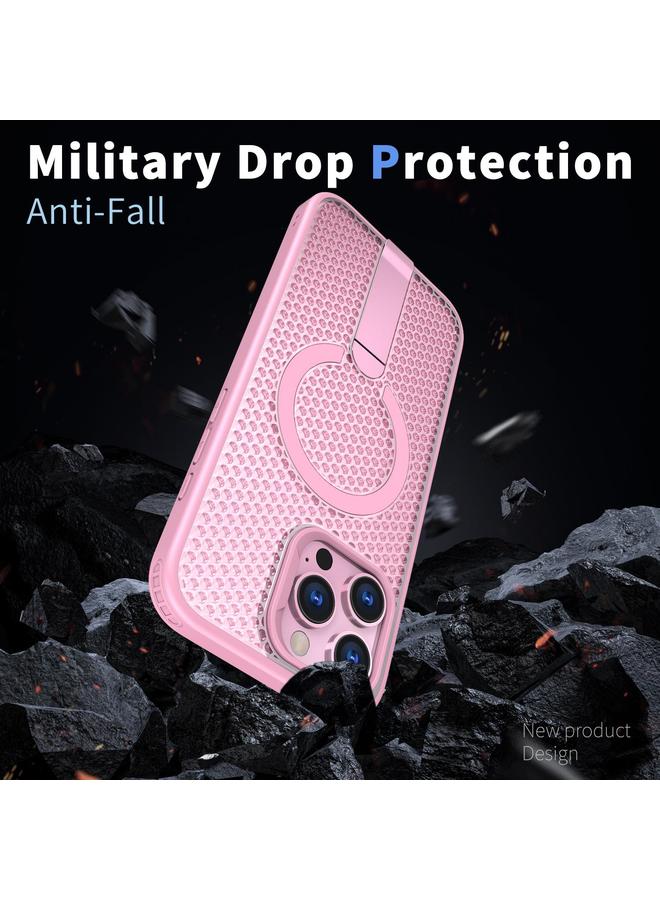 زبون حافظة لهاتف iPhone 13 Pro Max / 12 Pro Max Honeycomb Cooling MagSafe Holder - Image 3