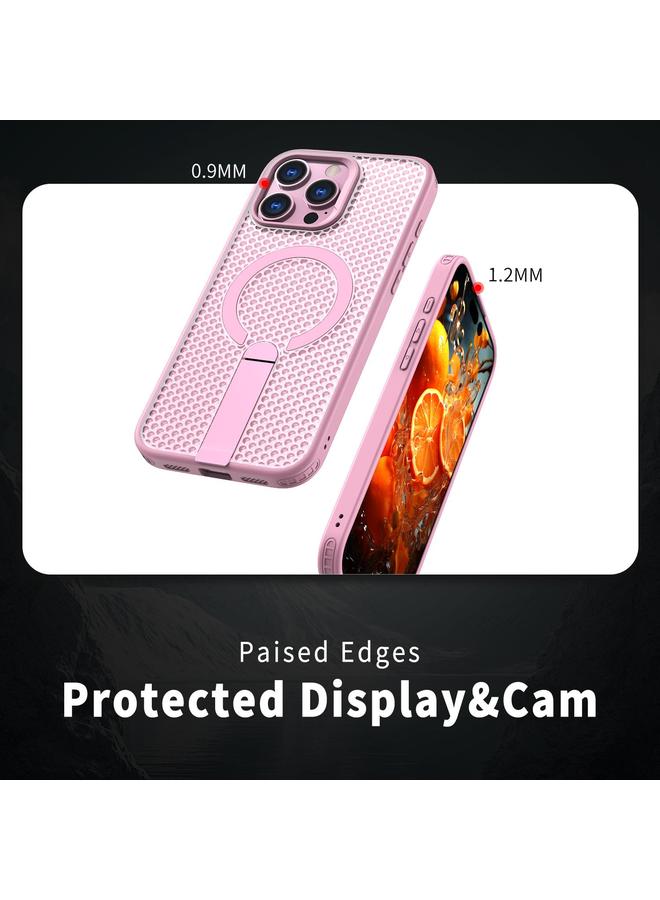 زبون حافظة لهاتف iPhone 13 Pro Max / 12 Pro Max Honeycomb Cooling MagSafe Holder - Image 4