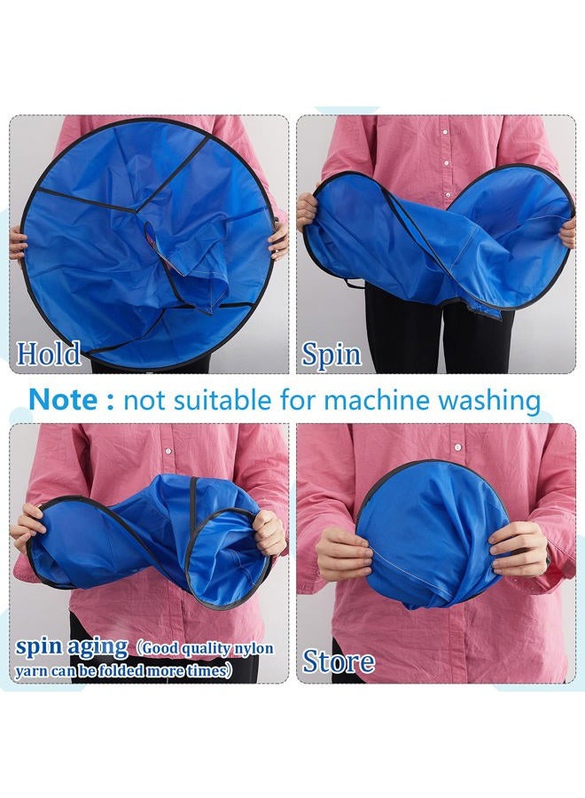 Sintege 2 Pieces Hair Cutting Cape for Adults Umbrella Hair Cutting Cloak Foldable Hair Cutting Cloak Hair Catcher Hair Cutting Cape for Teens and Adults, Blue and Silver - Image 4