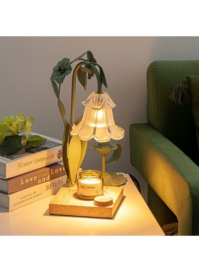 Fragrance Candle Warmer Lamp with 8H Timer Dimmer, Adjustable Height Flower Candle Lamp Warmer, House Warming Gifts New Home Decor, Mothers Day Birthday Gifts for Women, Wax Melt Warmer for Jar Candles - Image 1