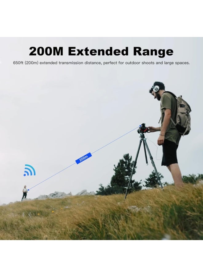 Godox Virso S M2 2-Person Wireless Microphone System for Sony – Dual-Channel 2.4GHz Mic Set for Cameras & Smartphones - Image 5