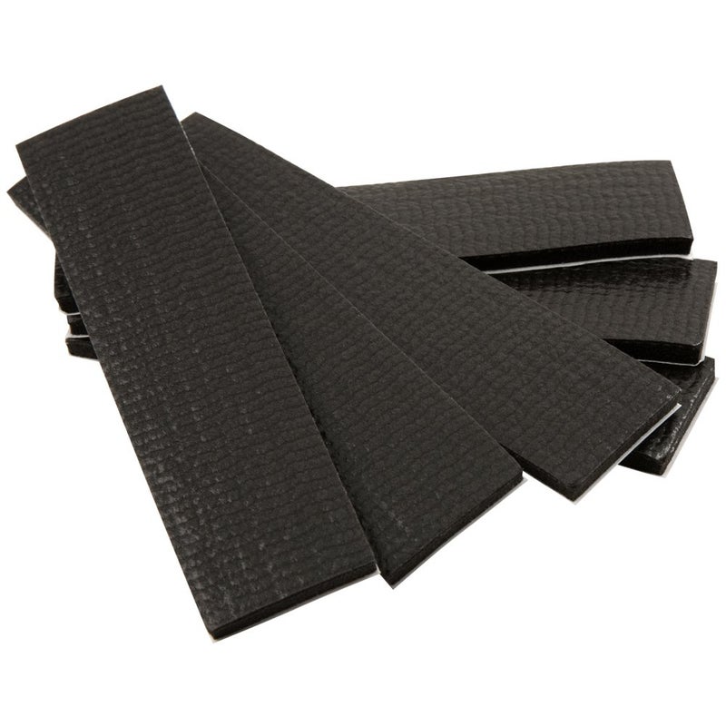 SoftTouch Self-Stick Non-Slip Surface Grip Pads - (6 pieces), 1" x 4" Strip - Black - 4739495N - Image 1