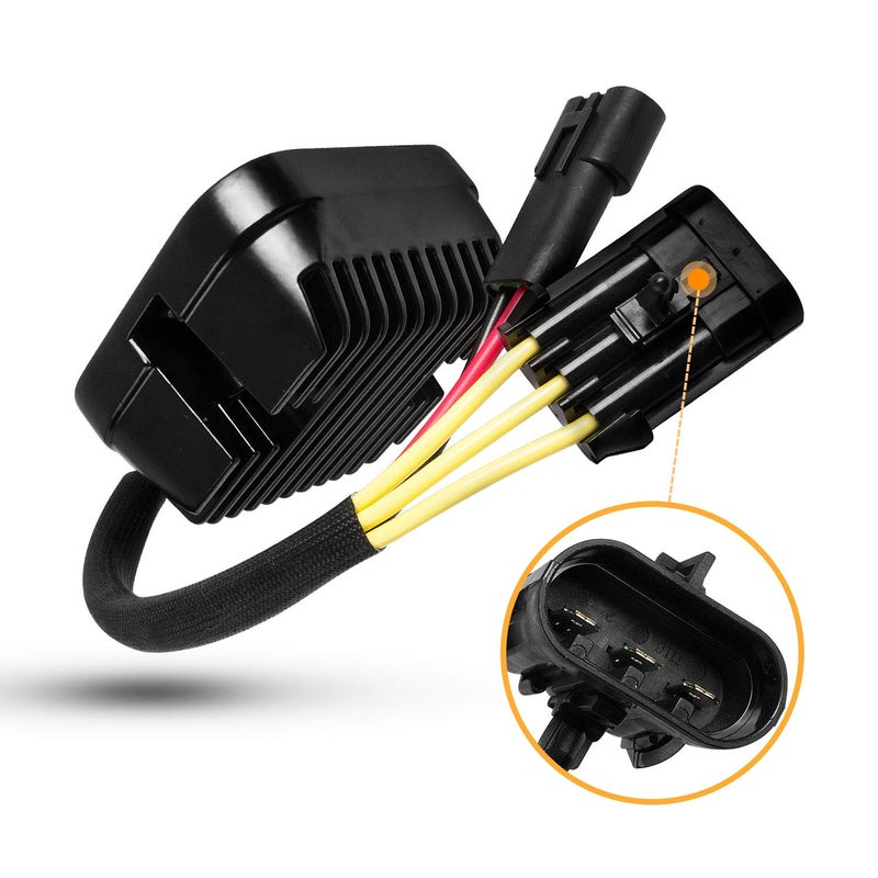 RANSOTO Voltage Regulator Rectifier Compatible with 2013-15 Polaris Ranger 900 XP/Crew 900, 2016 RZR 1000 XP Turbo/RZR 4 1000 XP Turbo, 2015 RZR 900, 2016 RZR 900 XP Turbo Replace# 4013978 4015816 - Image 3