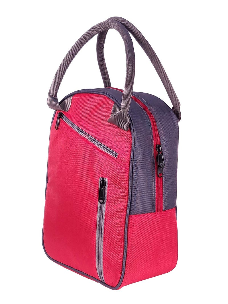 Foonty Daily Use Men/Women Polyster Lunch Bag(Red,FFFLB9016A) - Image 1