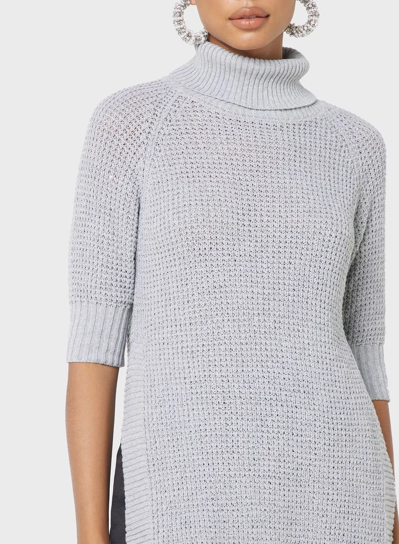 Khizana Turtleneck Tunic Sweater