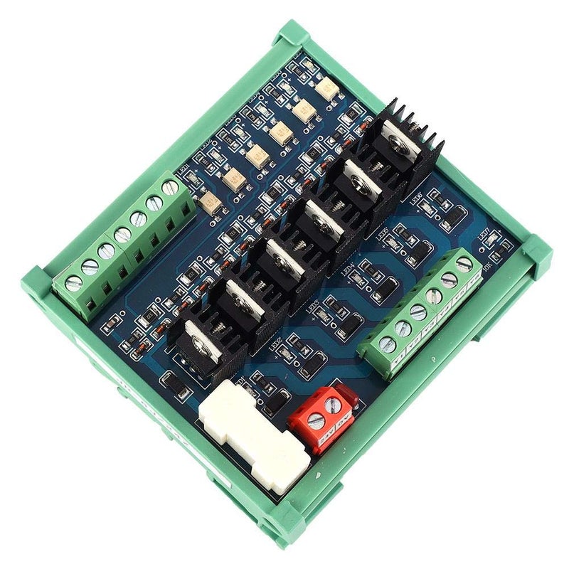 JR 6J 24Z PLC لوحة مضخم 120W 6 قنوات تحكم إيجابي DC 0-24V لوحة خرج طاقة ترانزستور - Image 3