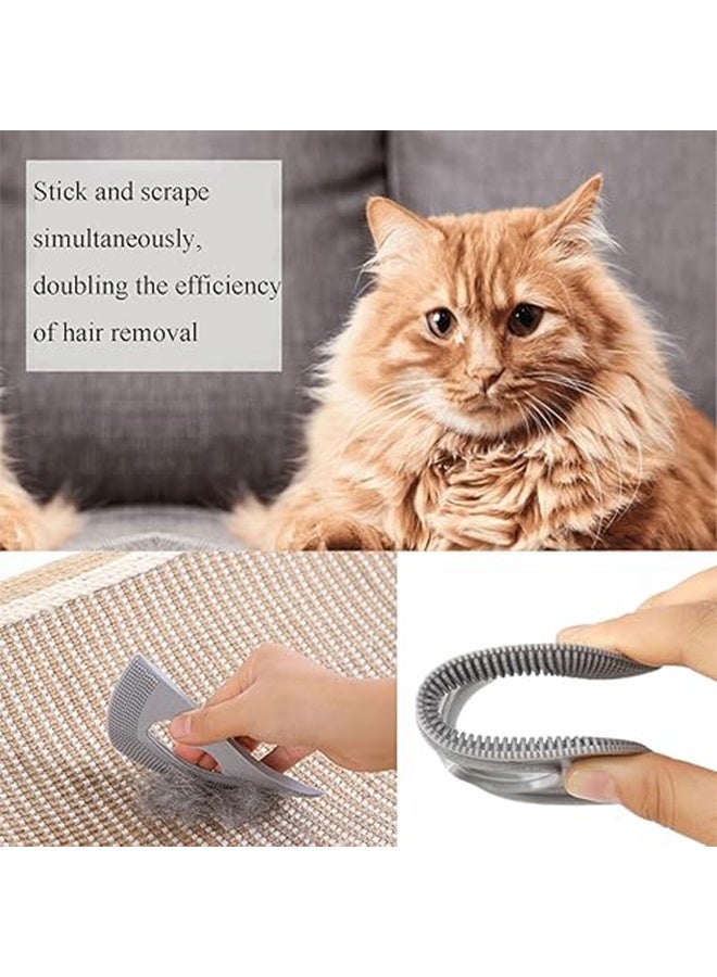 2PCS Mini Pet Hair Remover | Edge and Corner Cleaner, Pet Hair Brush Sheet for Cat Dog Rabbit Kitten Sofa Bed Carpet Rake Rug Fabric Couch Furniture & Car Interiors - Image 5