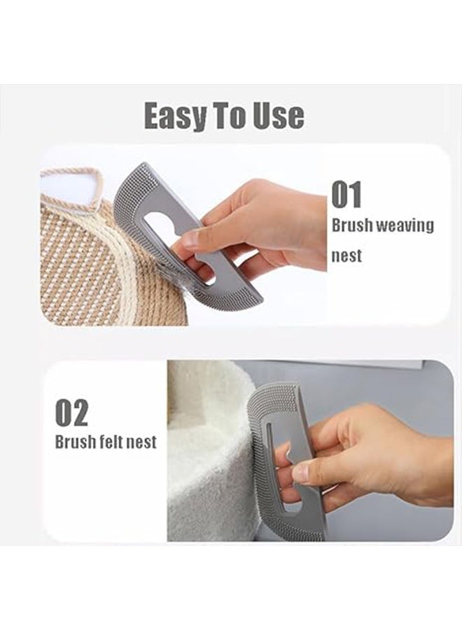 2PCS Mini Pet Hair Remover | Edge and Corner Cleaner, Pet Hair Brush Sheet for Cat Dog Rabbit Kitten Sofa Bed Carpet Rake Rug Fabric Couch Furniture & Car Interiors - Image 3