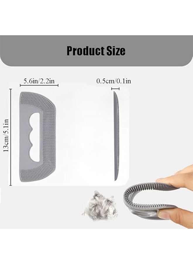 2PCS Mini Pet Hair Remover | Edge and Corner Cleaner, Pet Hair Brush Sheet for Cat Dog Rabbit Kitten Sofa Bed Carpet Rake Rug Fabric Couch Furniture & Car Interiors - Image 2