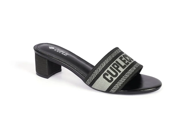 كابلي صندل نسائي كعب للاحتفالات بتصميم مبهر