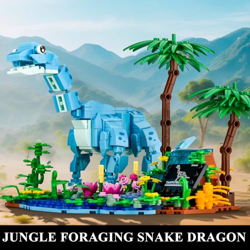 BNG Dinosaur World Building SetJurassic Animal Building Collection Toys Gifts for Adults541PCS - Image 5