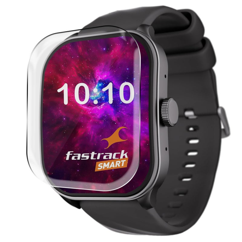 FCS 3 Pcs. | Smartwatch Screen Guard for Fastrack Limitless FS1 Pro 1.96" Screen Protector | TPU Membrane Ultrathin 0.125mm Flexible Screen Guard (Pack of 3) - Image 5