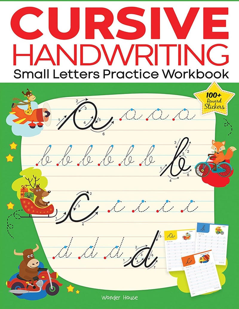 Cursive Handwriting - Small Letters: Practice Workbook For Children