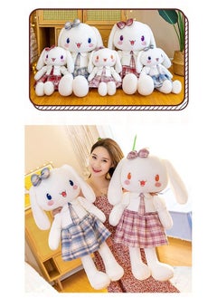 ZCM-HAPPY Little White Rabbit Doll Plush Toy Chemical Free Antibacterial Cute Soft 50cm  - Image 2
