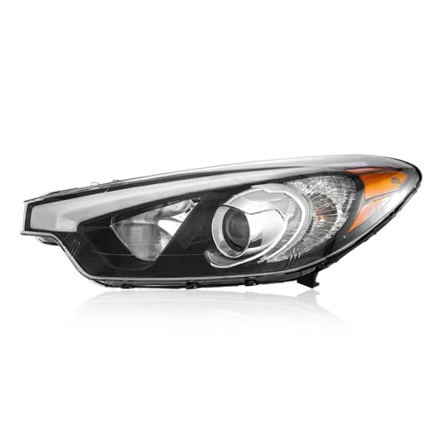 TODO Headlight w/Bulbs Compatible with 2014 2015 2016 Kia Forte Forte5, Driver/Left Side, NOT Fits LED DRL Models - Image 1