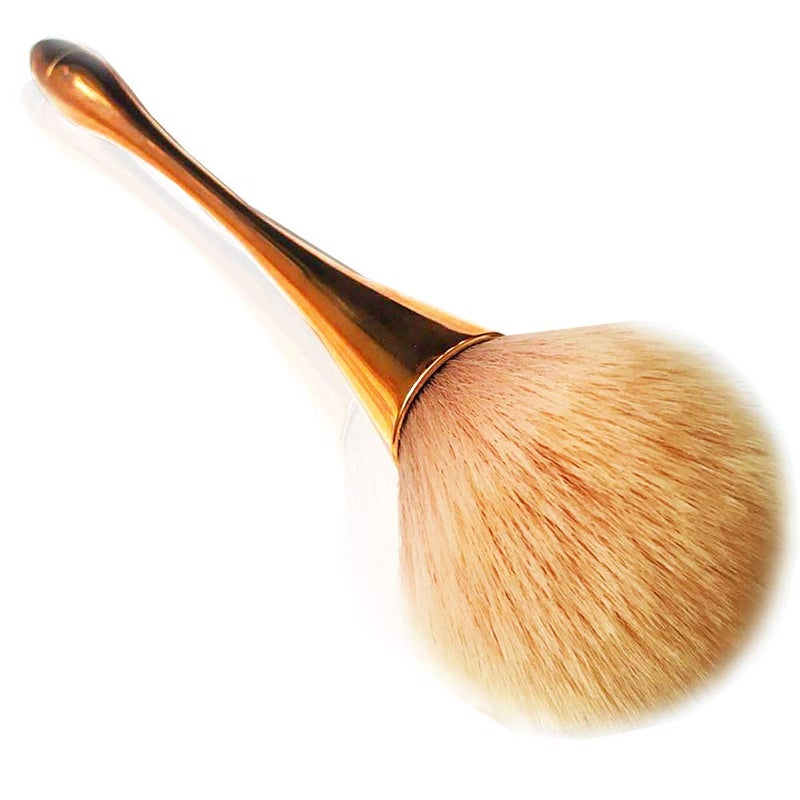 Super Large Mineral Powder Brush Nail Brushes Kabuki Makeup Brushes Soft Fluffy Foundation Brush Blush BrushProfessional Powder Brushfor Daily MakeupRose Gold color