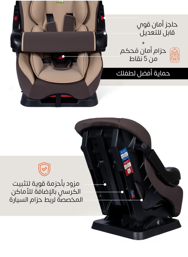 MAAS - A Car Seat For Newborns Up To 6 Years Old With Forward And Backward Facing Positions And a Safety Belt. The seat is Aasy To remove And Install, Padded, Soft And Comfortable For The Child To Sit. - Image 1