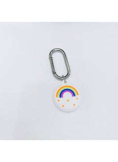 For Apple Airtags Tracker Anti-lost Device Locator Hook Soft Airtag Protective Cover Cartoon Silicone-Color:16-Applicable Model:Apple Airtag Tracker