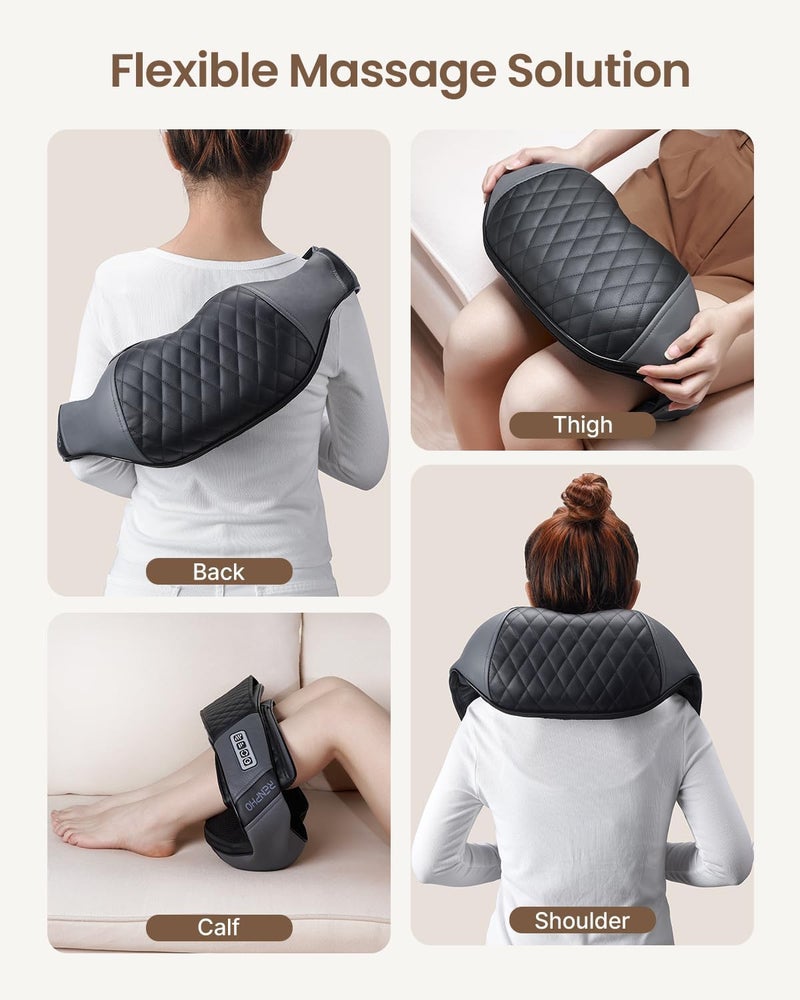 Neck Massager with Heat - Shiatsu Shoulder Massager for Deep Tissue Kneading - Image 5