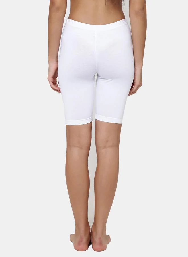 Leading Lady Leading Lady Pack of 2 - Solid Cotton Blend Shorts