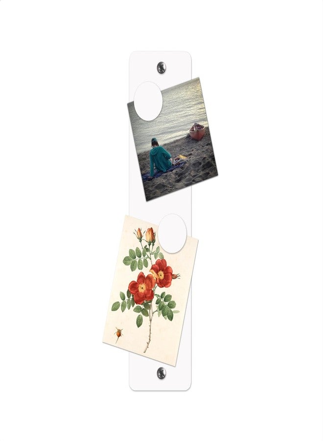 Three By Three Seattle Three by Three Magnetic Strip Bulletin Board Long Wide - 12" x 3" Metal Organizer with Strong Magnets & Wall-Mounting Hardware for Home, Office, or Dorm (3 Pack) Matte White - Image 5